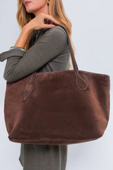 Dark Brown Sprout Mega Tote